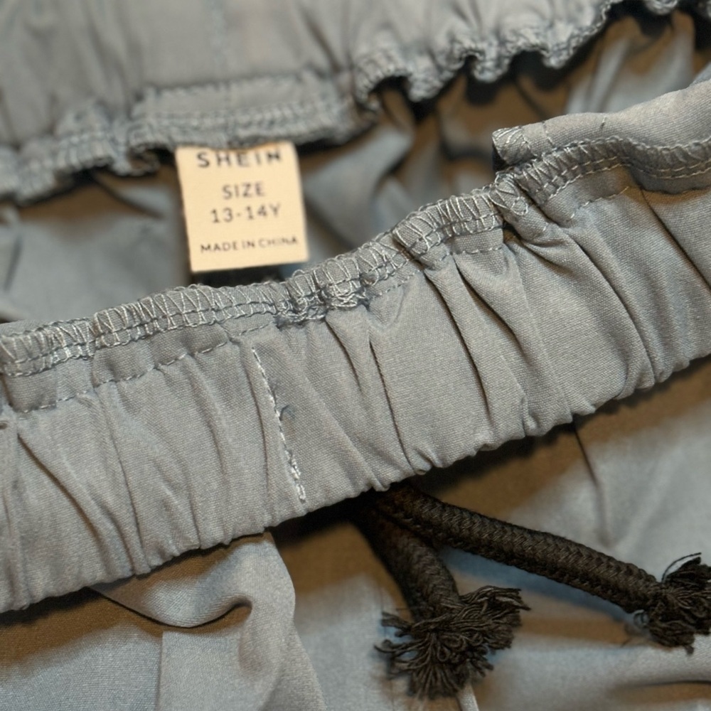 SHEIN Grayish Blue Boy's Joggers with Drawstring - Picture 5 of 5